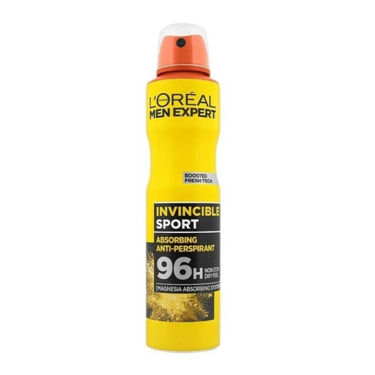 loreal-invincible-sport-anti-perspirant-spray-250ml اسپری ضد تعریق Loreal مدل Invincible Sport حجم 250 میلی لیتر - Image 1