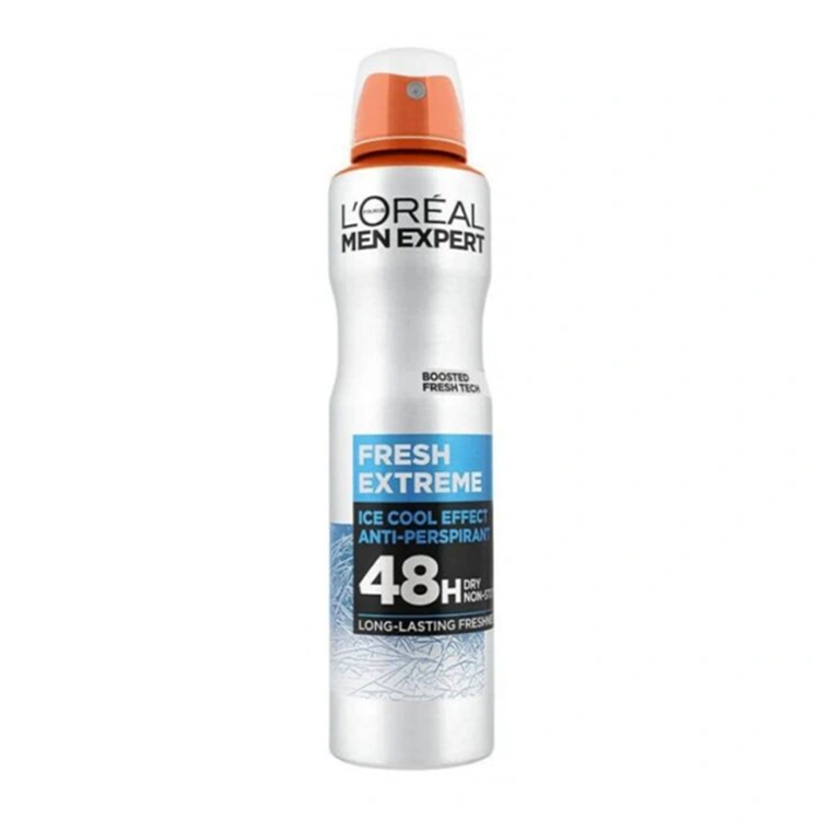 loreal-men-expert-fresh-extreme-anti-perspirant-250ml اسپری ضد تعریق Loreal مدل Fresh Extreme حجم 250 میلی لیتر - Image 1