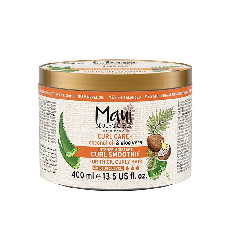 maui-moisture-coconut-oil-and-aloe-vera-hair-mask-400ml ماسک مو Maui Moisture مدل Coconut Oil and Aloe Vera حجم 400 میلی لیتر - Image 1