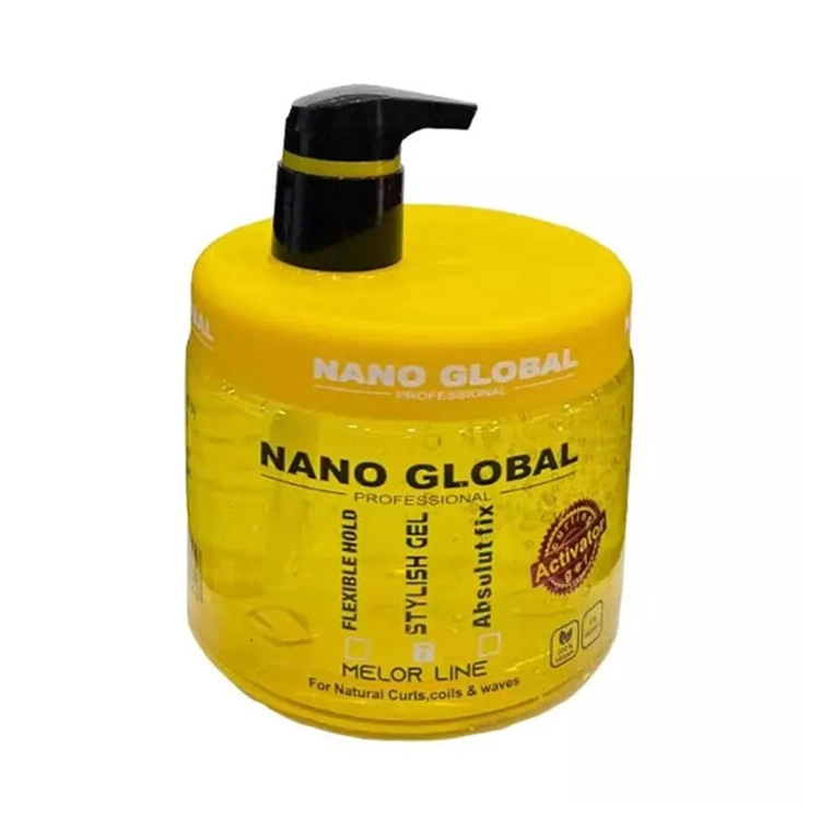 nano-global-melor-line-flexible-hold-stylish-gel-500ml ژل مو Nano Global مدل Melor Line حجم 500 میلی لیتر - Image 1