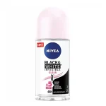 مام ضد تعریق Nivea مدل Black and White Invisible Clear حجم 50 میلی لیتر