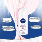 مام ضد تعریق Nivea مدل Pearl and Beauty حجم 50 میلی لیتر - Image 2
