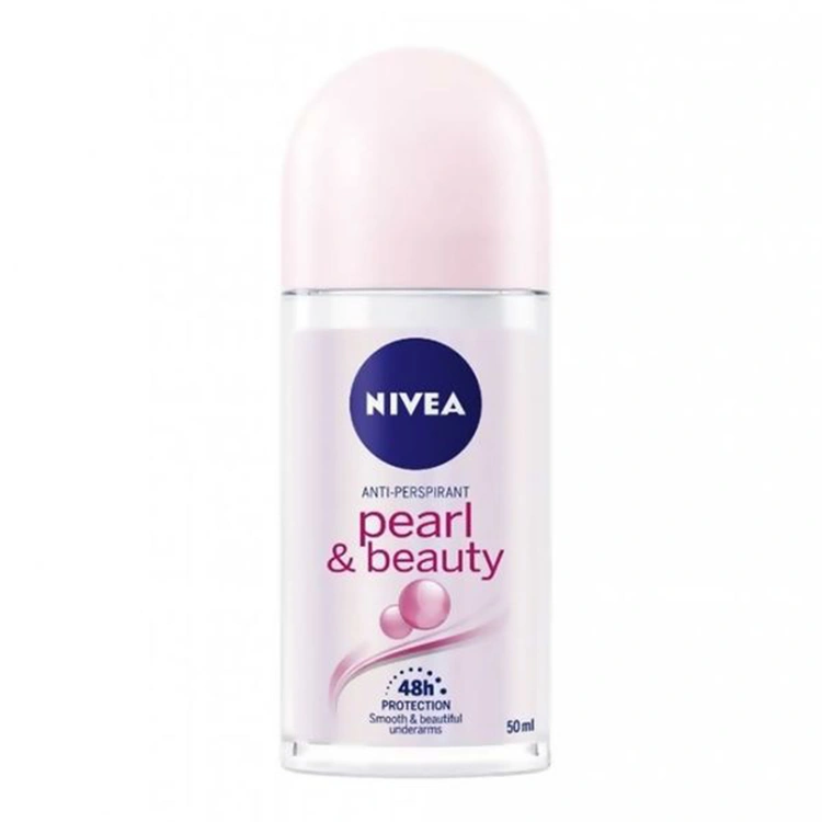 nivea-pearl-and-beauty-anti-perspirant-roll-50ml مام ضد تعریق Nivea مدل Pearl and Beauty حجم 50 میلی لیتر - Image 1