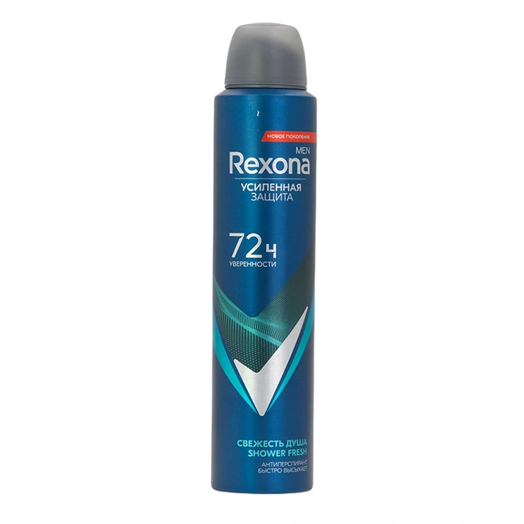 rexona-shower-fresh-72h-men-anti-perspirant-body-spray-200ml اسپری ضد تعریق Rexona مدل Shower Fresh 72H Men حجم 200 میلی لیتر - Image 1