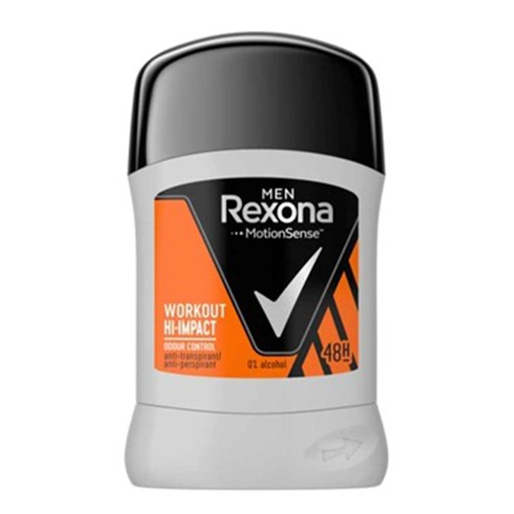 rexona-workout-hi-impact-men-anti-perspirant-stick-40gr مام ضد تعریق Rexona مدل Workout Hi Impact Men وزن 40 گرم - Image 1