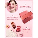 رژ گونه و لب Sheglam مدل Apricot Dream - Image 3