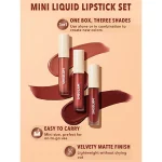 ست رژ لب مایع Sheglam مدل Matte Allure Mini - Image 2