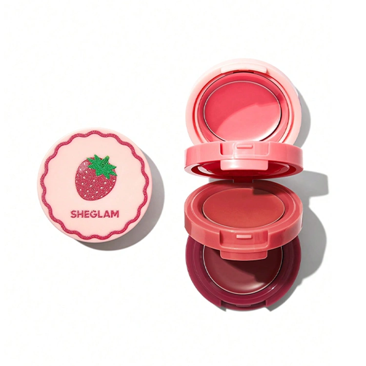 sheglam-strawberry-whirl-cheek-and-lips-cream-stack رژ گونه و لب Sheglam مدل Strawberry Whirl - Image 1