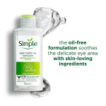 پاک کننده آرایش چشم Simple مدل Eye Make Up Remover حجم 125 میلی لیتر - Image 8