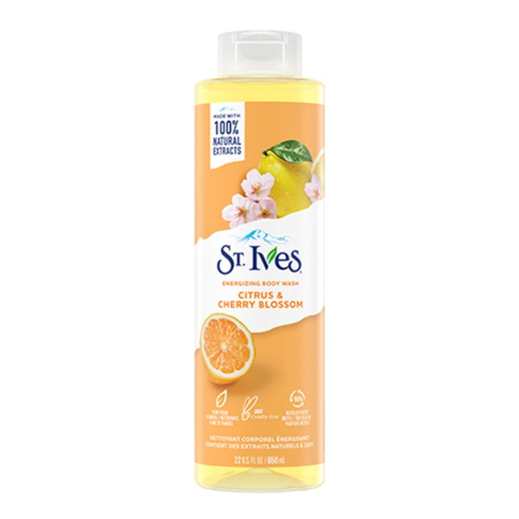 st-ives-citrus-and-cherry-blossom-body-shampoo-650ml شامپو بدن St Ives مدل Citrus and Cherry Blossom حجم 650 میلی لیتر - Image 1
