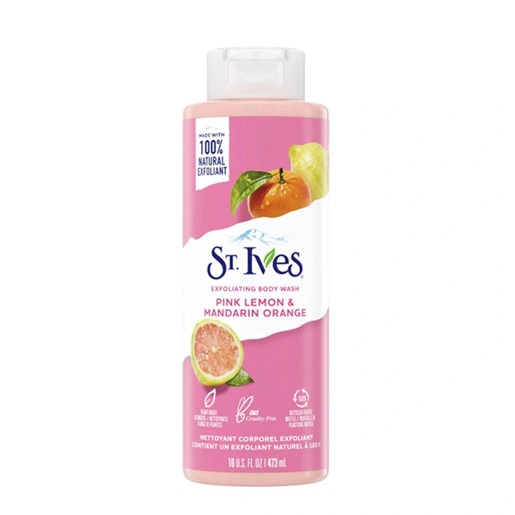 st-ives-pink-lemon-and-mandarin-orange-body-shampoo-473ml شامپو بدن St Ives مدل Pink Lemon and Mandarin Orange حجم 473 میلی لیتر - Image 1