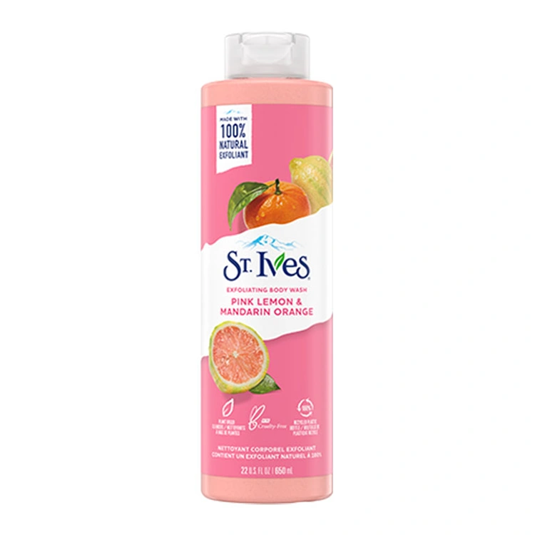 st-ives-pink-lemon-and-mandarin-orange-body-shampoo-650ml شامپو بدن St Ives مدل Pink Lemon and Mandarin Orange حجم 650 میلی لیتر - Image 1
