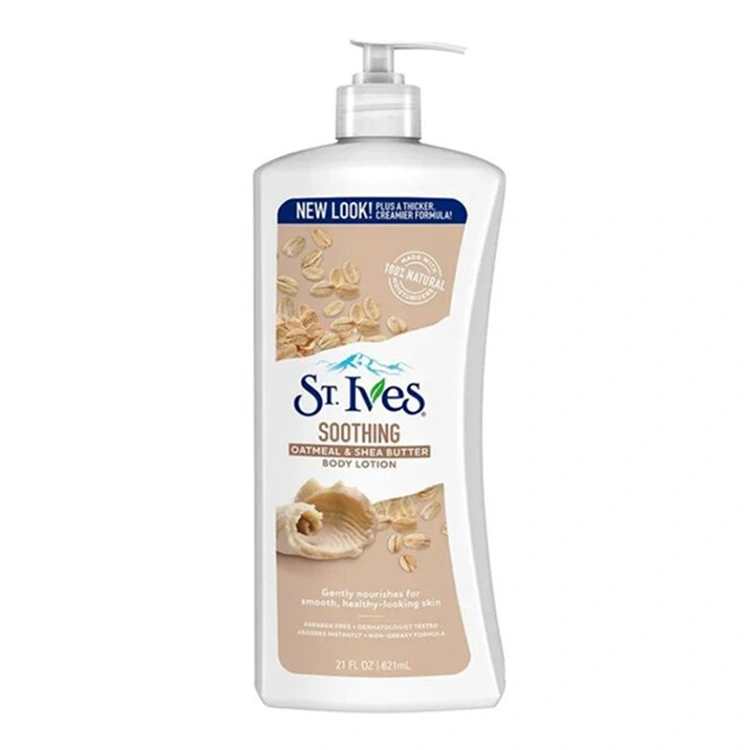 st-ives-soothing-oatmeal-and-shea-butter-body-lotion-621ml لوسیون بدن St Ives مدل Soothing Oatmeal and Shea Butter حجم 621 میلی لیتر - Image 1
