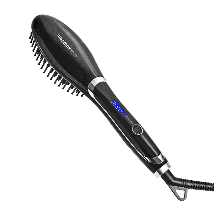 promax-8000-hair-straightening-ceramic-brush برس حرارتی Promax مدل 8000 - Image 1