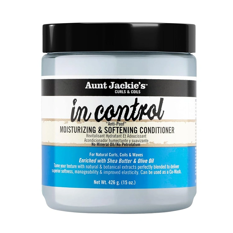 aunt-jackies-in-control-moisturizing-and-softening-conditioner-426gr نرم کننده مو Aunt Jackie's مدل In Control وزن 426 گرم - Image 1