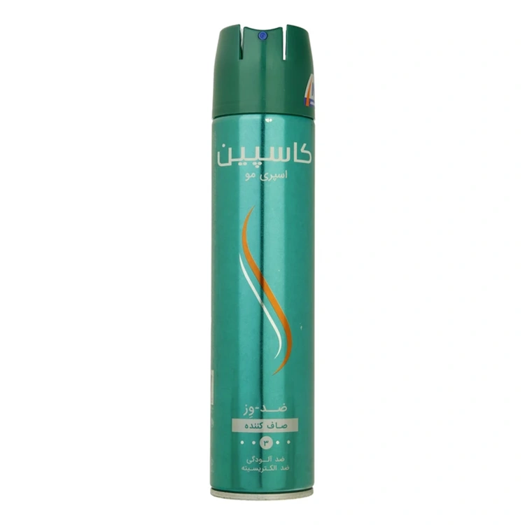 caspian-anti-frizz-smooth-hair-spray-250ml اسپری مو Caspian مدل Anti Frizz Smooth حجم 250 میلی لیتر - Image 1
