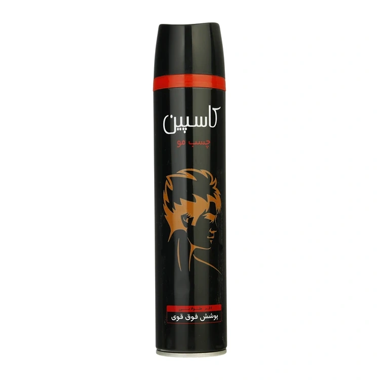 caspian-mega-hold-hair-glue-spray چسب مو Caspian مدل Mega Hold حجم 250 میلی لیتر - Image 1
