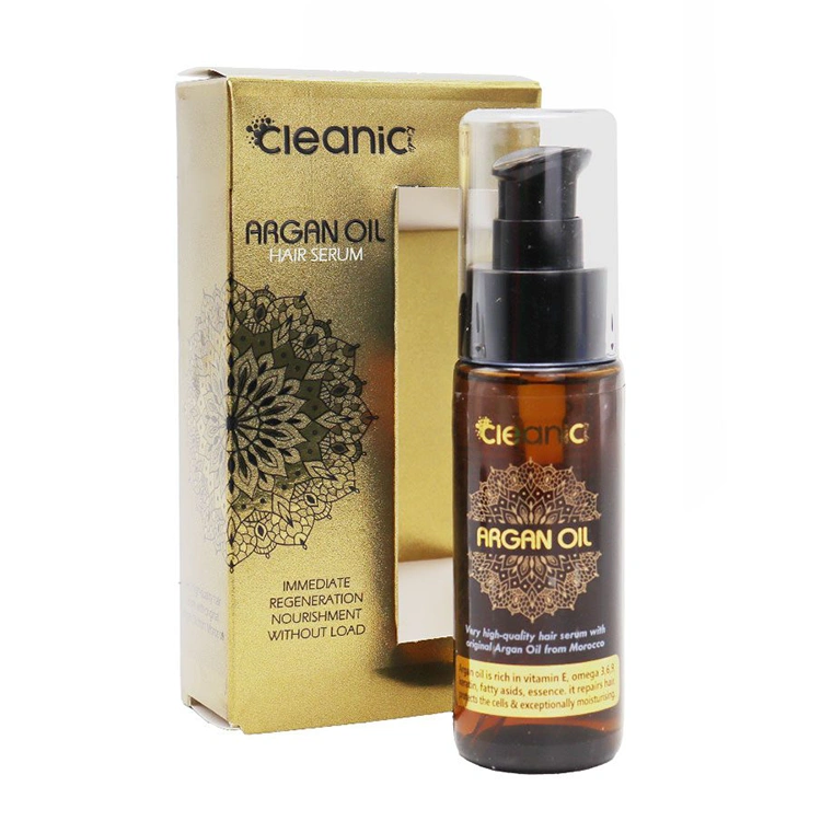 cleanic-kindi-argan-oil-hair-serum-60ml سرم مو Cleanic Kindi مدل Argan Oil حجم 60 میلی لیتر - Image 1