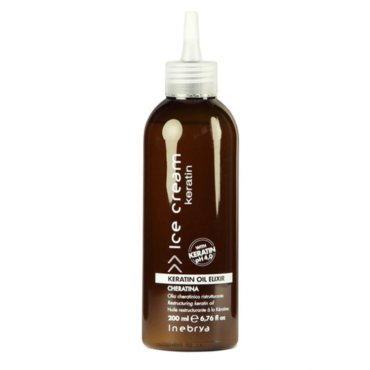 inebrya-ice-cream-keratin-oil-elixir-200ml روغن مو Inebrya مدل Ice Cream Keratin حجم 200 میلی لیتر - Image 1