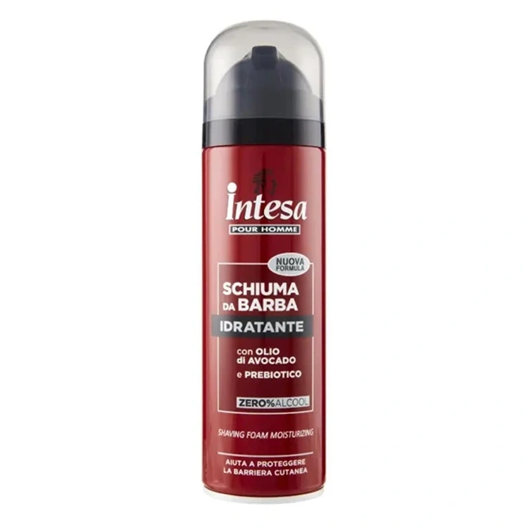 intesa-idratante-shaving-foam-300ml فوم اصلاح صورت Intesa مدل Idratante حجم 300 میلی لیتر - Image 1