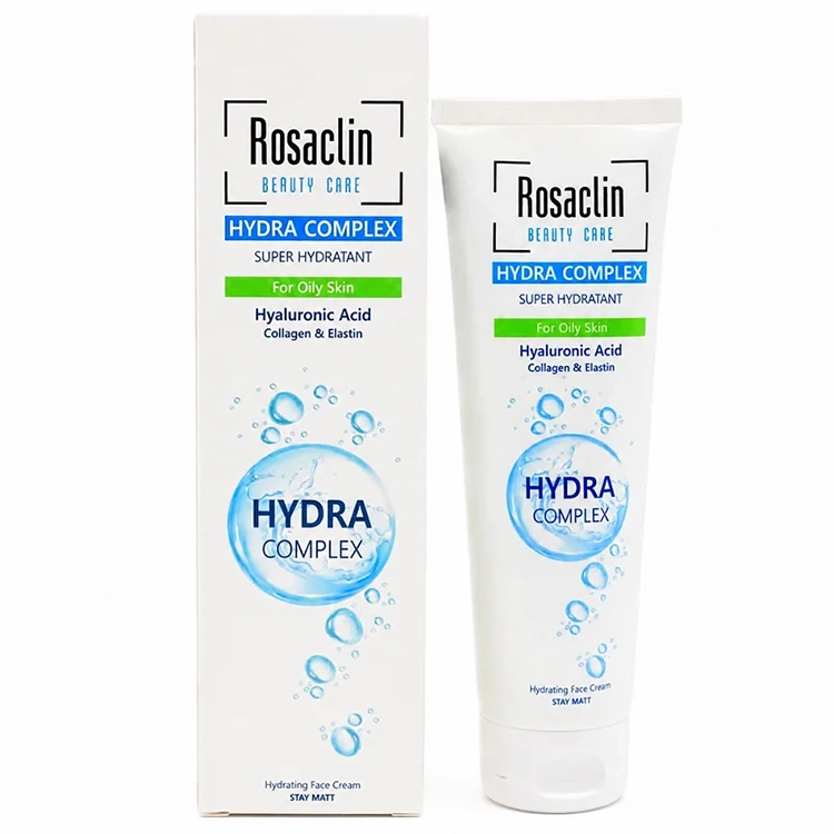 rosaclin-hydra-complex-oily-hydrating-face-cream-100ml کرم آبرسان صورت Rosaclin مدل Hydra Complex Oily حجم 100 میلی لیتر - Image 1