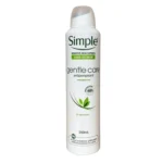 اسپری ضد تعریق Simple مدل Gentle Care حجم 250 میلی لیتر
