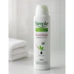 اسپری ضد تعریق Simple مدل Invisible حجم 250 میلی لیتر - Image 4
