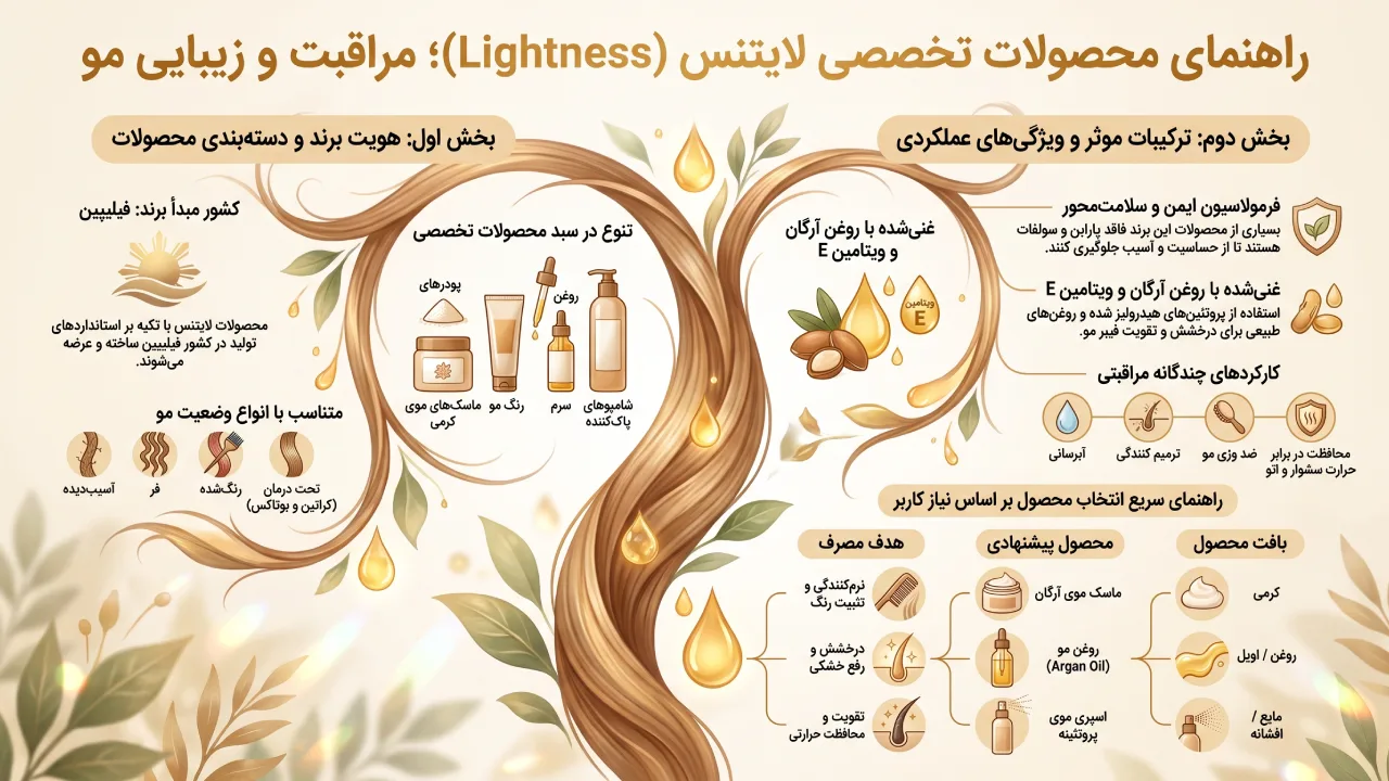 معرفی محصولات لایتنس