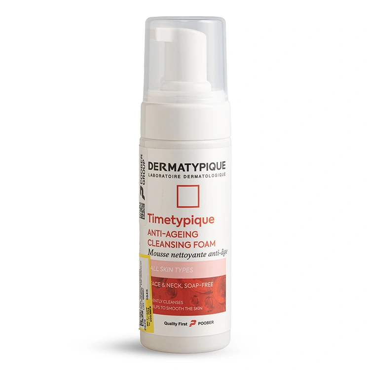 dermatypique-timetypique-anti-ageing-cleansing-foam-150ml فوم شوینده صورت DERMATYPIQUE مدل Timetypique حجم 150 میلی لیتر - Image 1