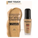 کرم پودر Flormar مدل Mat Touch حجم 30 میلی لیتر - Image 3