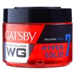 ژل مو GATSBY مدل Water Gloss Hyper Solid وزن 300 گرم