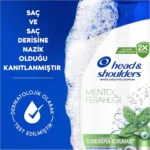 شامپو Head and Shoulders مدل Mentol Ferahligi حجم 330 میلی لیتر - Image 5