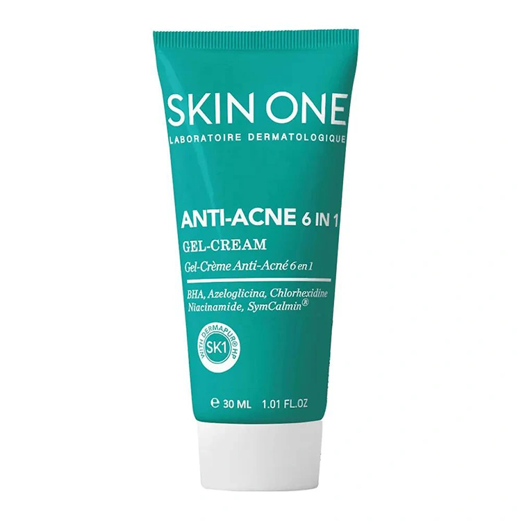 skin-one-anti-acne-6-in-1-gel-cream-30ml ژل کرم ضد جوش Skin One مدل Anti Acne 6 in 1 حجم 30 میلی لیتر - Image 1