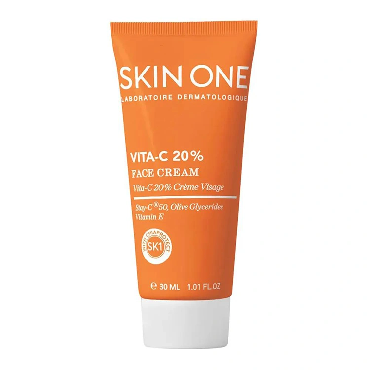 skin-one-vita-c-20-face-cream-30ml کرم ضد لک و روشن کننده Skin One مدل Vita C 20% حجم 30 میلی لیتر - Image 1