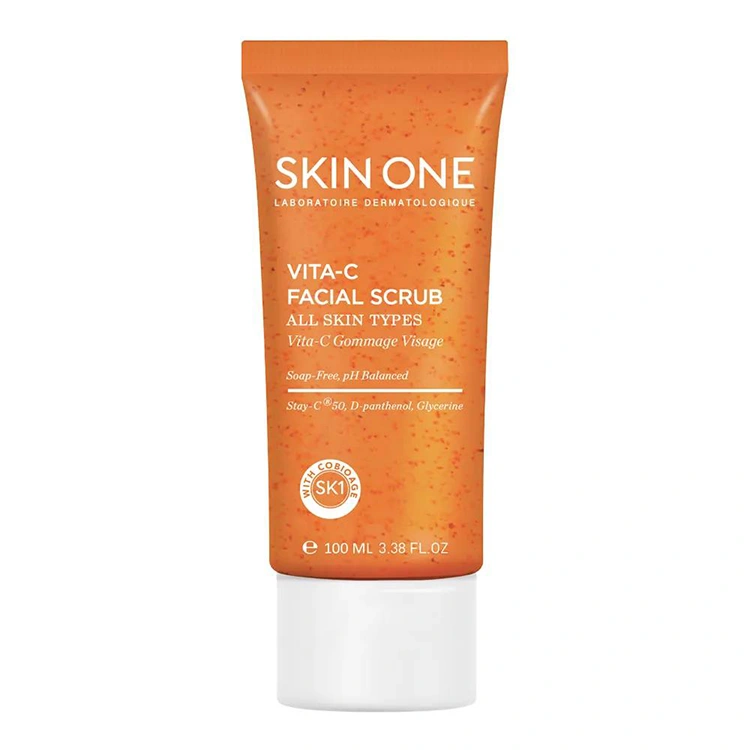 skin-one-vita-c-facial-scrub-100ml اسکراب صورت Skin One مدل Vita C حجم 100 میلی لیتر - Image 1