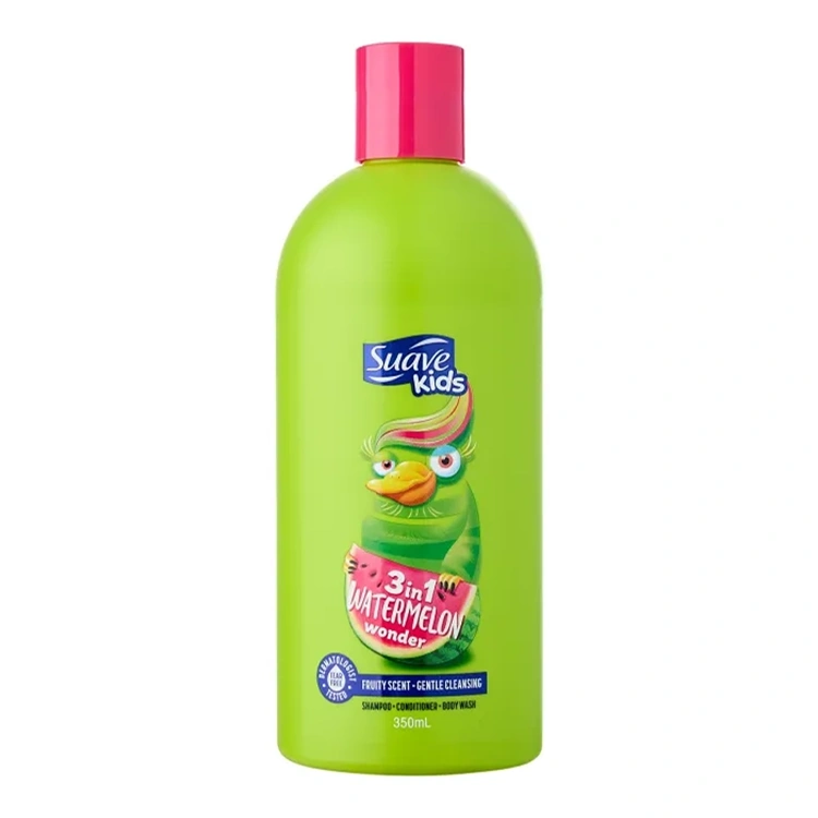 suave-kids-watermelon-wonder-3-in-1-shampoo-350ml شامپو Suave Kids مدل Watermelon Wonder 3 in 1 حجم 350 میلی لیتر - Image 1