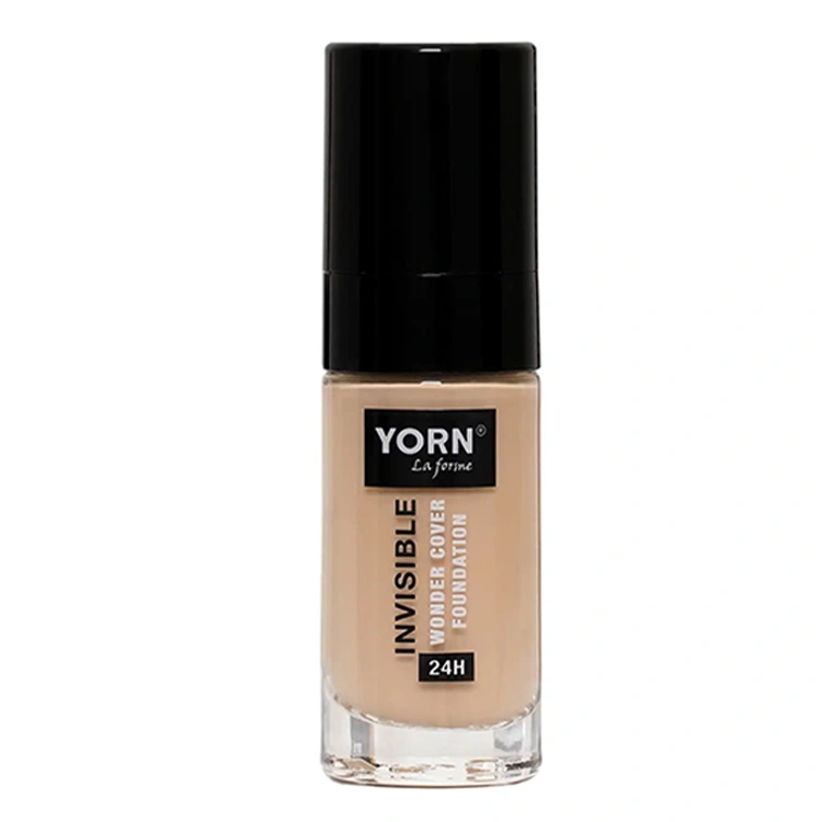 yorn-invisible-wonder-cover-foundation-30ml کرم پودر Yorn مدل Invisible حجم 30 میلی لیتر - Image 1